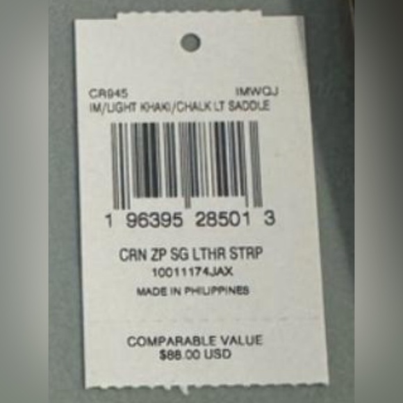 Coach Wristlet Signature Fabric/Leather L. Khaki/Chalk L. Saddle NWOT - Picture 6 of 6